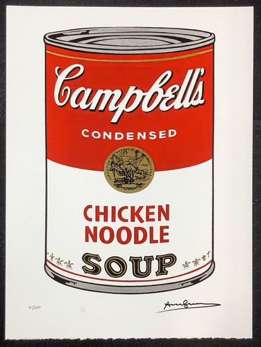 Andy warhol cambell soup can - warhol,